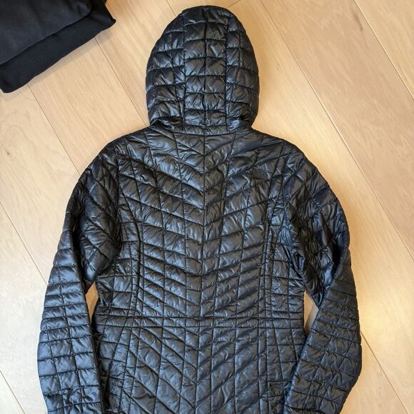 North Face Thermoball Eco Parka Jacket Women's Medium Black Full Zip Insulated - Picture 8 of 10